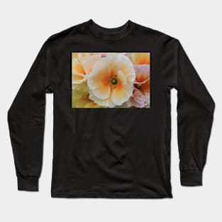 Primula in Yellow White Long Sleeve T-Shirt